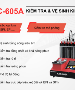 LAUNCH SmartSafe CNC-605A - Máy xúc rửa và kiểm tra kim phun ô tô