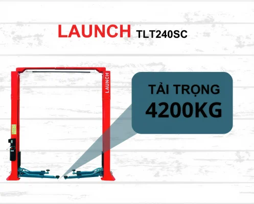 Cầu nâng hai trụ giằng trên 4,2 tấn LAUNCH TLT240SC DOMESTIC